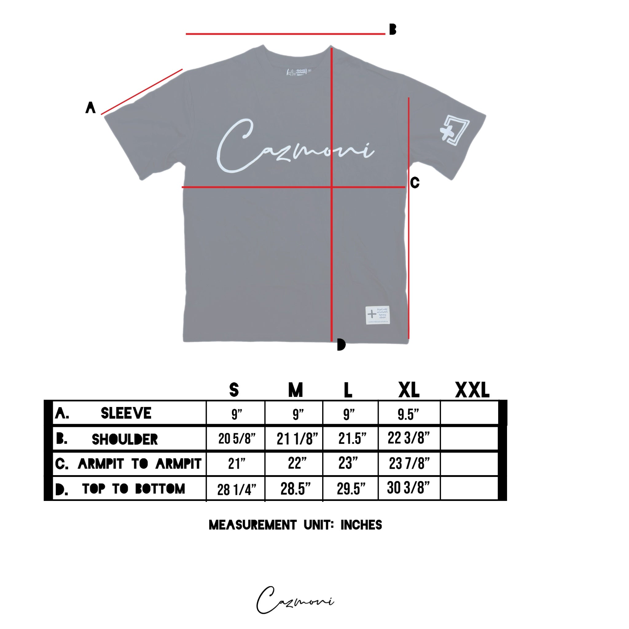 The Cazmoni Puff Tee